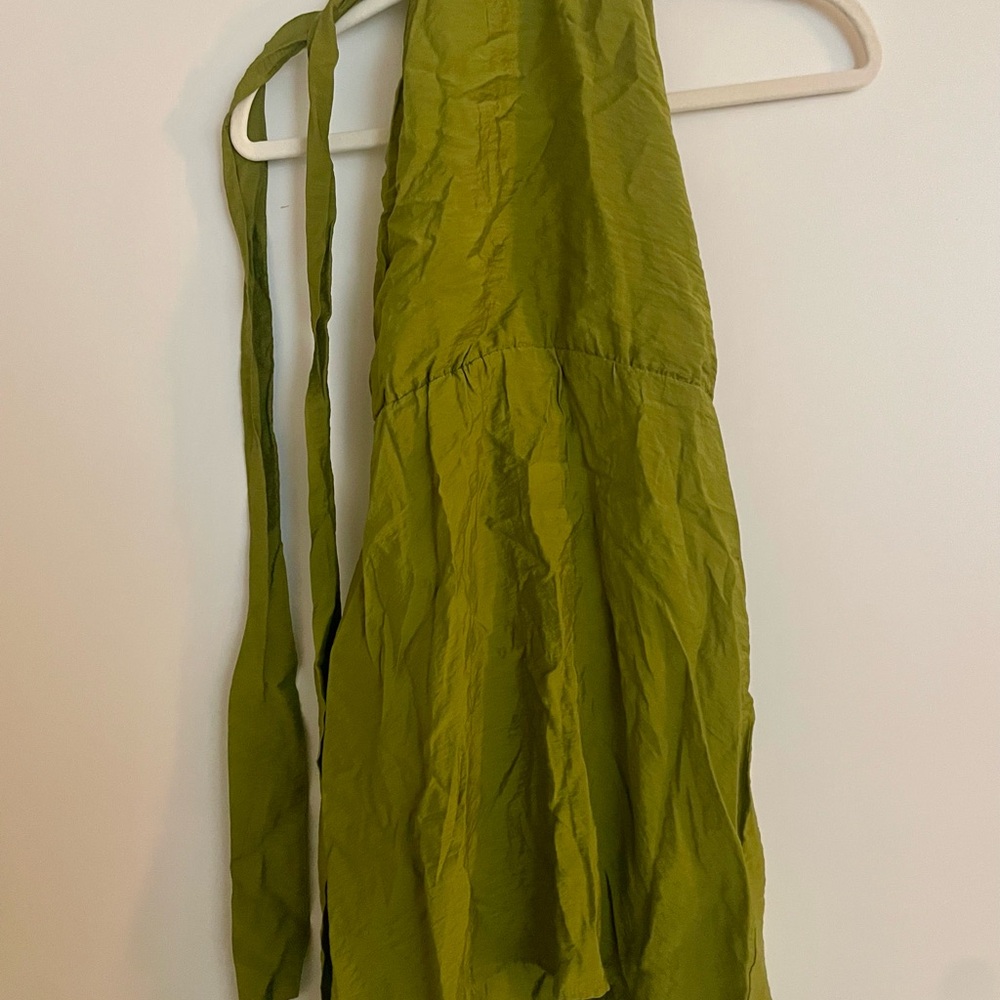 Olive Halter Dress